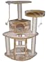 Go Pet Club Cat Tree Condo House, 32W x 25L x 47.5H Inches, Beige