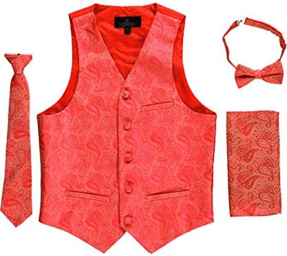 Vittorino Big Boys' 4-Piece Vest & Accessories Set