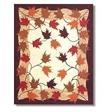 Autumn Leaves, Rect Rug Medium 46 X 61
