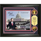 Barack Obama 24KT Gold Coin The Inauguration Photo Mint