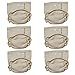 Osocozy Two Sized Fitted Cloth Diaper - 6 Count (Pack of 1) - Soft, Durable and Absorbent 100% Cotton Birdseye Weave Material. Easy to Use Snap Closures. Size 1 Fits 7-18 lbs