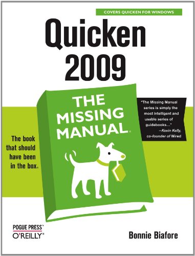 quicken 2009 the missing manual