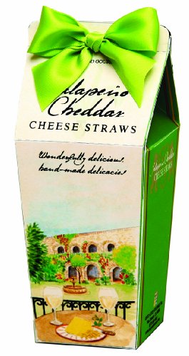 Too Good Gourmet Jalapeno Small Cheese Straws, 2-Ounce Boxes (Pack of 12)
