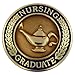 Navy Blue Nursing Graduate Lapel Pin
