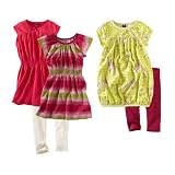 Tea Collection Baby-girls Infant Starling 5 Piece Set, Multi, 12-18 Months