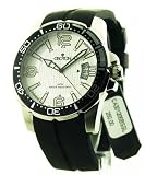 Mens Croton Rubber 24 Hour Rotating Bezel Date Watch CA301205BSSL