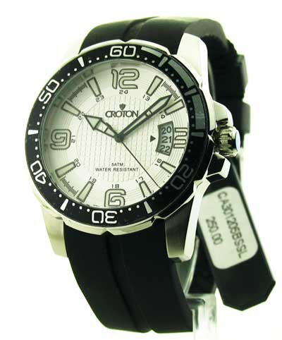 Mens Croton Rubber 24 Watch CA301205BSSL