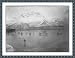 Historic Print (XL): Freaks of Alaska weather - a rare days sport for Valdez, showing skaters on the shore ic
