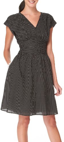 Rabbit Rabbit Polka Dot Shutter Dress14 BLACK/WHITE 14