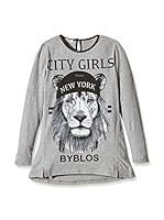Byblos boys&girls Camiseta Manga Larga (Gris Jaspeado)