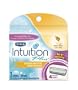 Schick Intuition Plus Cartridges, Soothing Moisture, Milk & Honey, 3 Cartridges (Pack of 2)