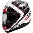 Arai Takahashi 3 Corsair V Road Race Motorcycle Helmet w/ Free B&F Heart Sticker Bundle