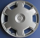 Aftermarket ABS Plastic Wheel Cover Nissan Versa 15 Inch Silver Lacquer 4 Pack