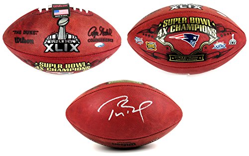 tom brady autographed ball