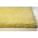 Bliss Canary Yellow Shag Rug Size: 5' x 7'