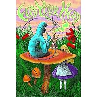 Alice in Wonderland Caterpillar, Feed Your Head Art Poster Print