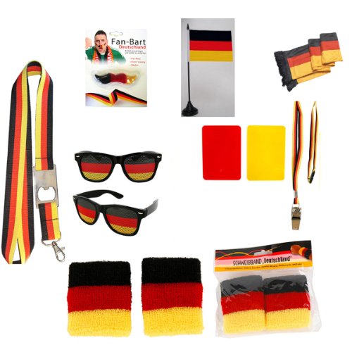 Deutschland Fanartikel “Powerset” 10-tlg. Set