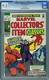 CGC UNIVERSAL GRADE 9.2 MARVEL COLLECTOR'S ITEM CLASSICS #22 WHITE PAGES