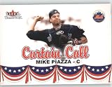 2002 Fleer Tradition Update #U365 Mike Piazza CC - New York Mets (Curtain Call) (Baseball Cards)
