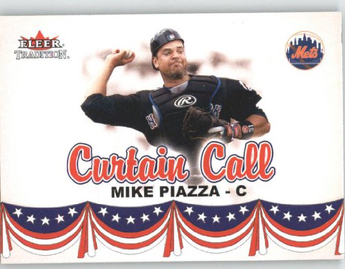 2002 Fleer Tradition Update #U365 Mike Piazza CC - New York Mets (Curtain Call) (Baseball Cards)