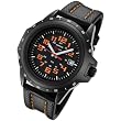 Armourlite ColorBrite Shatterproof Scratch Resistant Glass Orange Tritium Watch 10 Year Battery AL206 by Armourlite