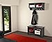 Prepac 36 inch Wide Hanging Entryway Shelf, Black