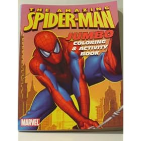 SPIDER-MAN JUMBO COLORING & ACTIVITY BOOK ~96 Pages