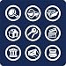 Website and Internet Icons (set 2, Part 1) - 36H x 36W - Peel and Stick Wall Decal by Wallmonkeys