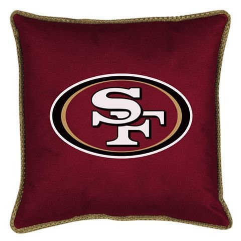 San Francisco 49ers Throw Bed Pillow 17 x 17