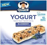 Quaker Yogurt Chewy Granola Bar, Blueberry, 6.1-Ounce Packages (Pack of 6)