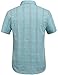 SSLR Men's Straight Fit Short Sleeve Gingham Shirt