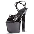 Penthouse Shoes Women's PH711-NAOMI 7" Stiletto W/ 4"Platform. Side Satin Lace