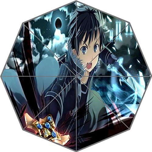High Quality Hot Japanese Anime Sword Art Online Cartoon Patttern Waterproof Sunny/Rain 43.5 inch Umbrella
