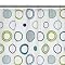 Contemporary Home Dot Shower Curtain - Blue/ Green