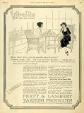 1921 Ad Pratt Lambert Varnish Vitralite Enamel Wicker Furniture Tea Coating - Original Print Ad 1921 Ad Pratt Lambert Varnish Vitralite Enamel Wicker Furniture Tea Coating - Original Print Ad