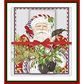 Santa Christmas Flour Sack Towel and Soap Set - Gift Ideas by 