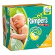 Pampers Baby Dry Size 1/2 Diapers Value Pack 192 Count