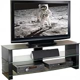 Peerless Manhattan 1200 High Gloss Black TV Stand