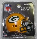 Green Bay Packers Riddell Revolution Pocket Pro Football Helmet