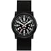 Timex 18581 Unisex Analog Camper Watch with Round Black Metal Case and Black Nylon Strap