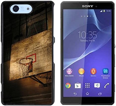 Basketball Sport Hard Plastic and Aluminum Back Case For Sony Xperia Z3 mini Compact