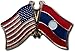 Flagline Laos - Friendship Lapel Pin