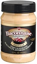 J&D's Baconnaise Bacon Flavored Spread, Regular, 15-Ounce Jar (Pack of 3)