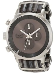 Vestal Unisex METCA05 Metronome Silver with Grey Acetate Chronograph Watch