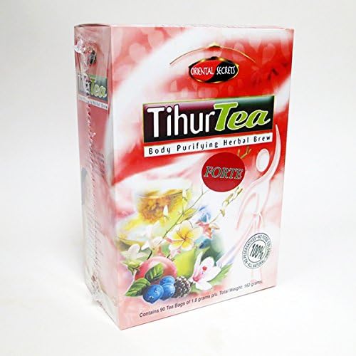 Tihur Tea FORTE - Body Purifying Herbal Brew 90 Tea Bags of 1.8 Gr. Total Weight: 162 grams