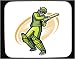 Mouse Pad with bat, sport, ball, cricket, player