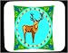 Mouse Pad with diamonds, deer, tapestries, antlers, animal