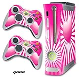 New XBOX 360 Console Protective Decal Skin - Pink Heart