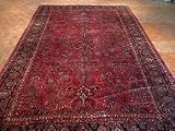 12x18 Hand Knotted Sarouk Persian Rug - 12'0x18'4