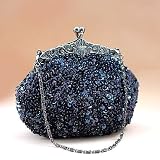 LadyGirl Stylish Tassel Bead-hand-knit Prom & Party Evening Handbag, Clutch Bag, Gift Ideas--Colors Various, Price/Piece